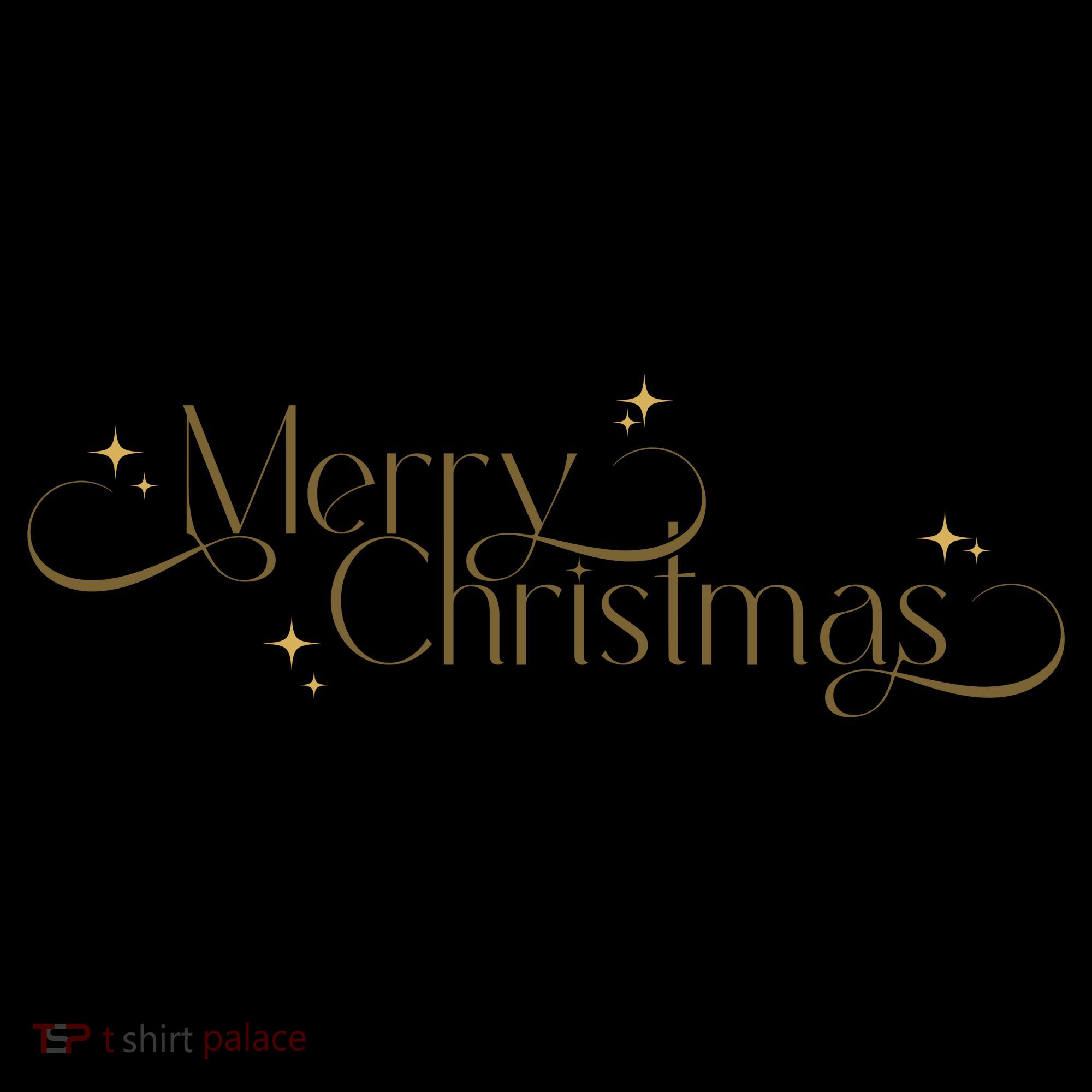 Elegant Merry Christmas Coaster