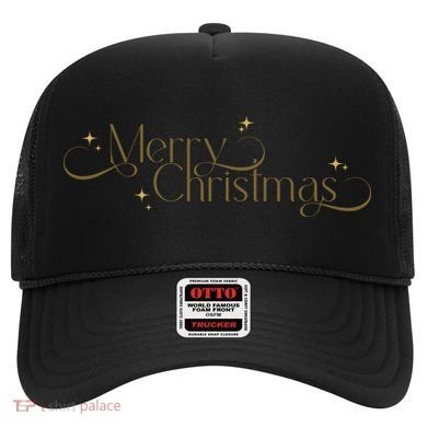 Elegant Merry Christmas Hat