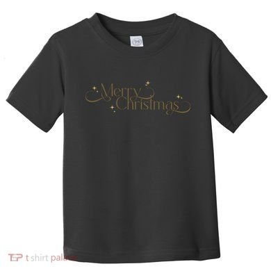 Elegant Merry Christmas Toddler T-Shirt