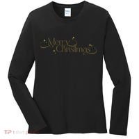 Elegant Merry Christmas Women's Long Sleeve Shirt thumb 0
