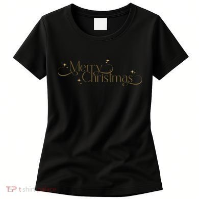 Elegant Merry Christmas Women's T-Shirt
