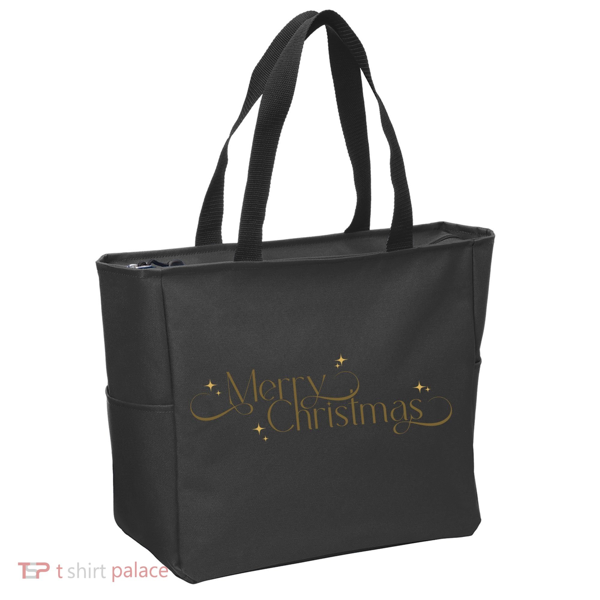 Elegant Merry Christmas Tote Bag