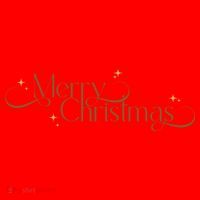 Elegant Merry Christmas Santa Hat thumb 1