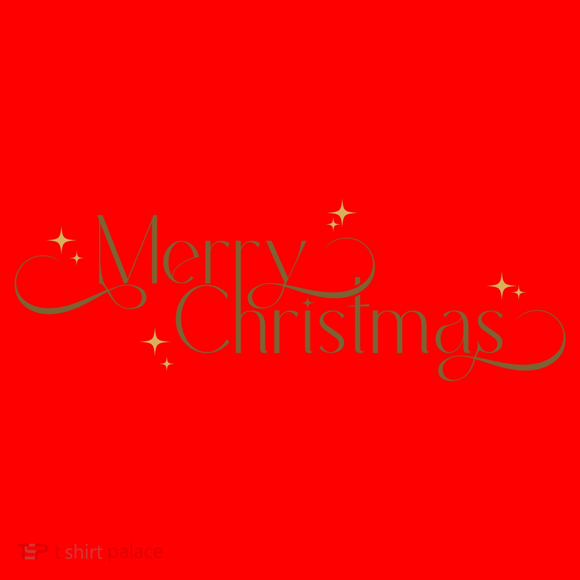 Elegant Merry Christmas Santa Hat