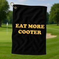 Eat More Cooter Golf Towel thumb 1