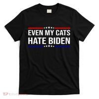 Even My Cats Hate Biden Funny Anti Biden FJB T-Shirt thumb 0