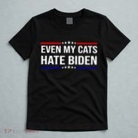 Even My Cats Hate Biden Funny Anti Biden FJB T-Shirt thumb 5