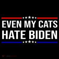 Even My Cats Hate Biden Funny Anti Biden FJB Mousepad thumb 1