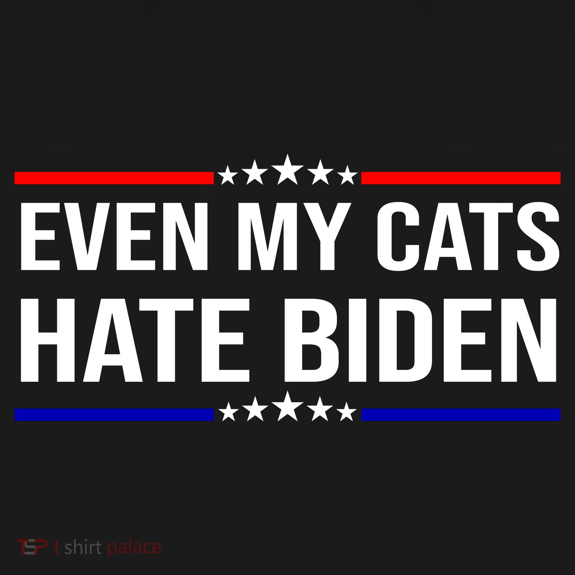 Even My Cats Hate Biden Funny Anti Biden FJB Ornament