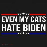 Even My Cats Hate Biden Funny Anti Biden FJB Toddler Hoodie thumb 2