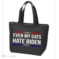 Even My Cats Hate Biden Funny Anti Biden FJB Tote Bag thumb 3