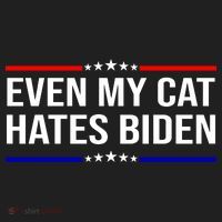 Even My Cat Hates Biden Funny Anti Biden FJB Beanie thumb 2