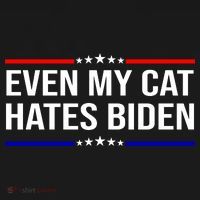Even My Cat Hates Biden Funny Anti Biden FJB Ornament thumb 1