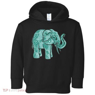 Elephant Mandala Cute Gift Toddler Hoodie