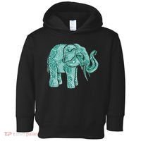 Elephant Mandala Cute Gift Toddler Hoodie thumb 0