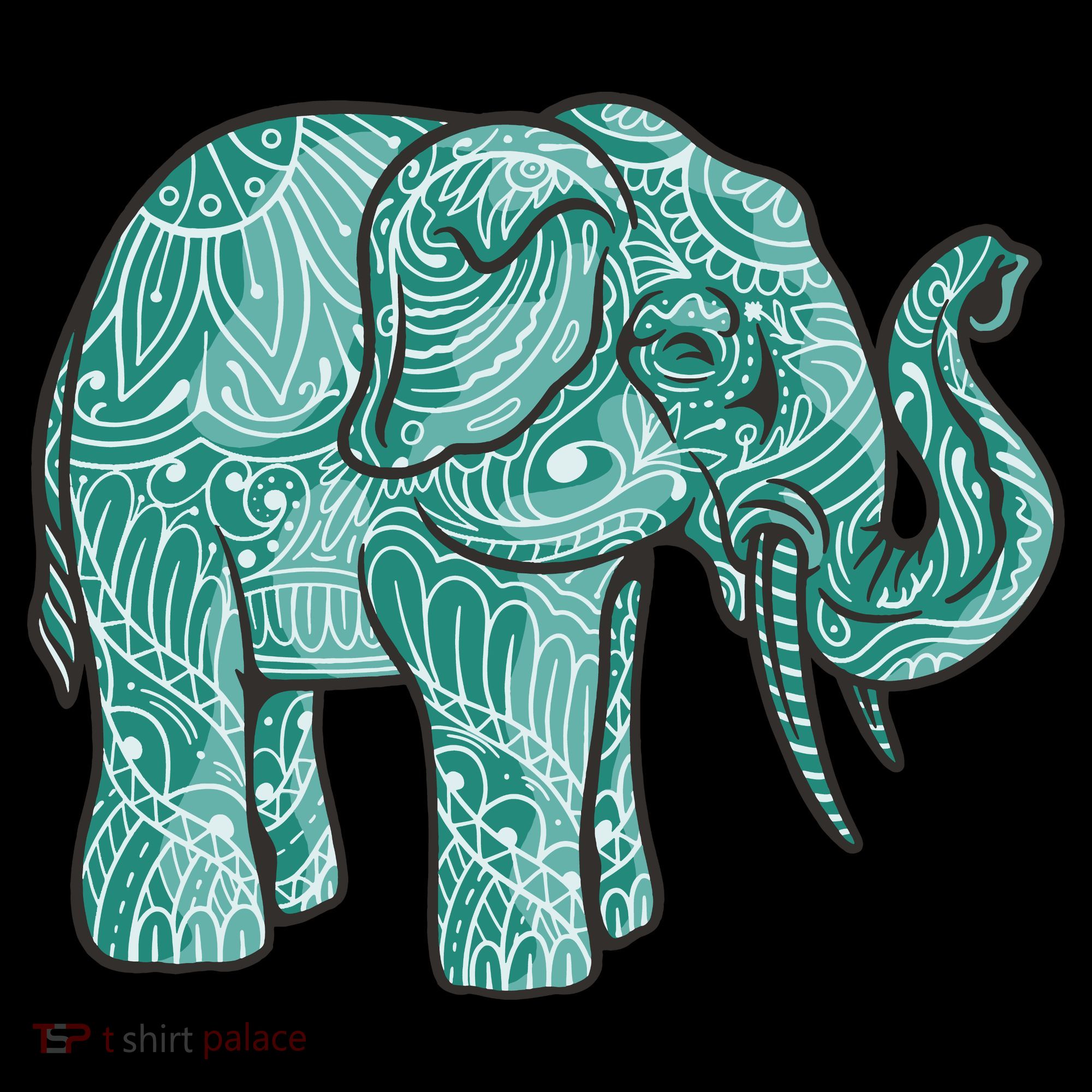 Elephant Mandala Cute Gift Toddler Hoodie