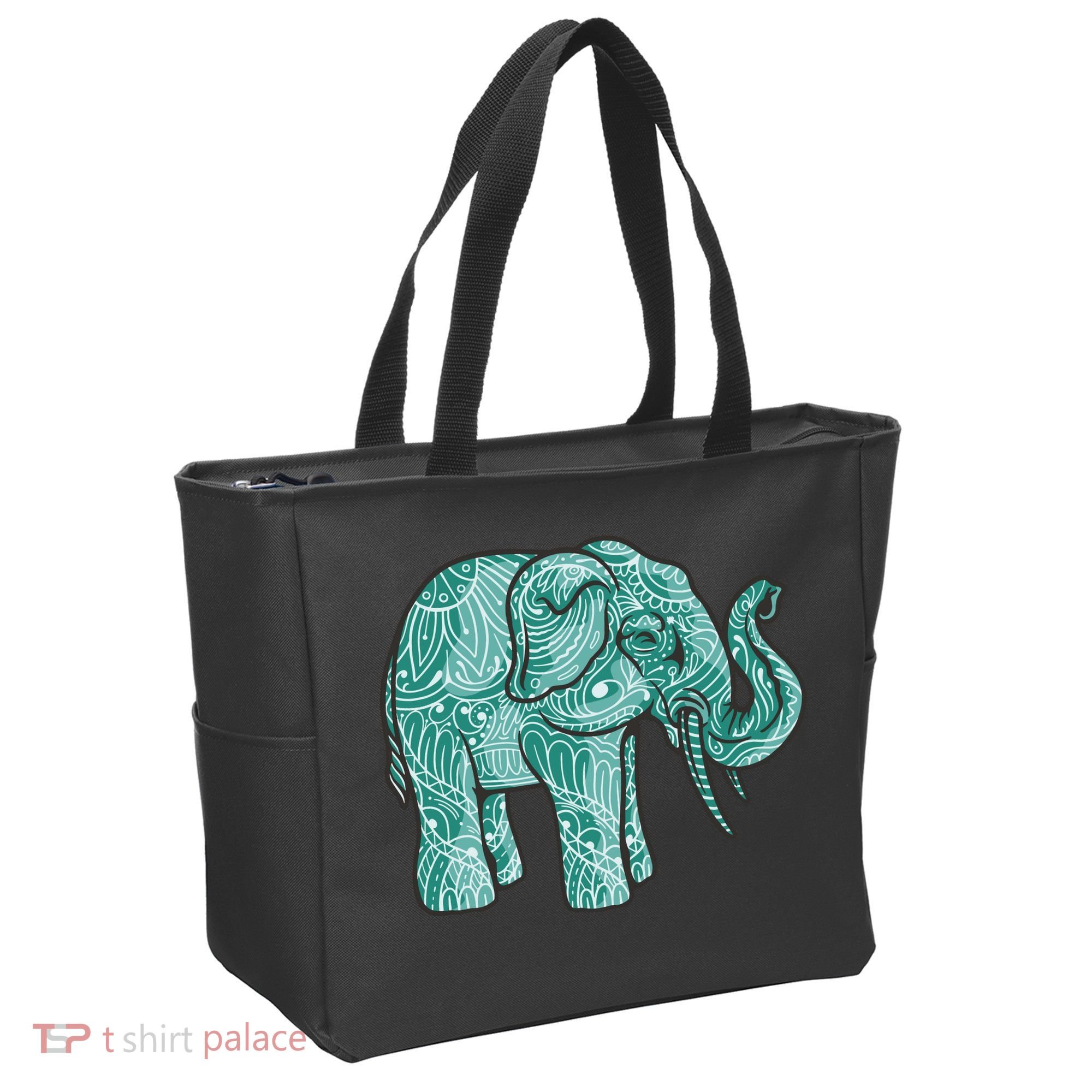 Elephant Mandala Cute Gift Tote Bag