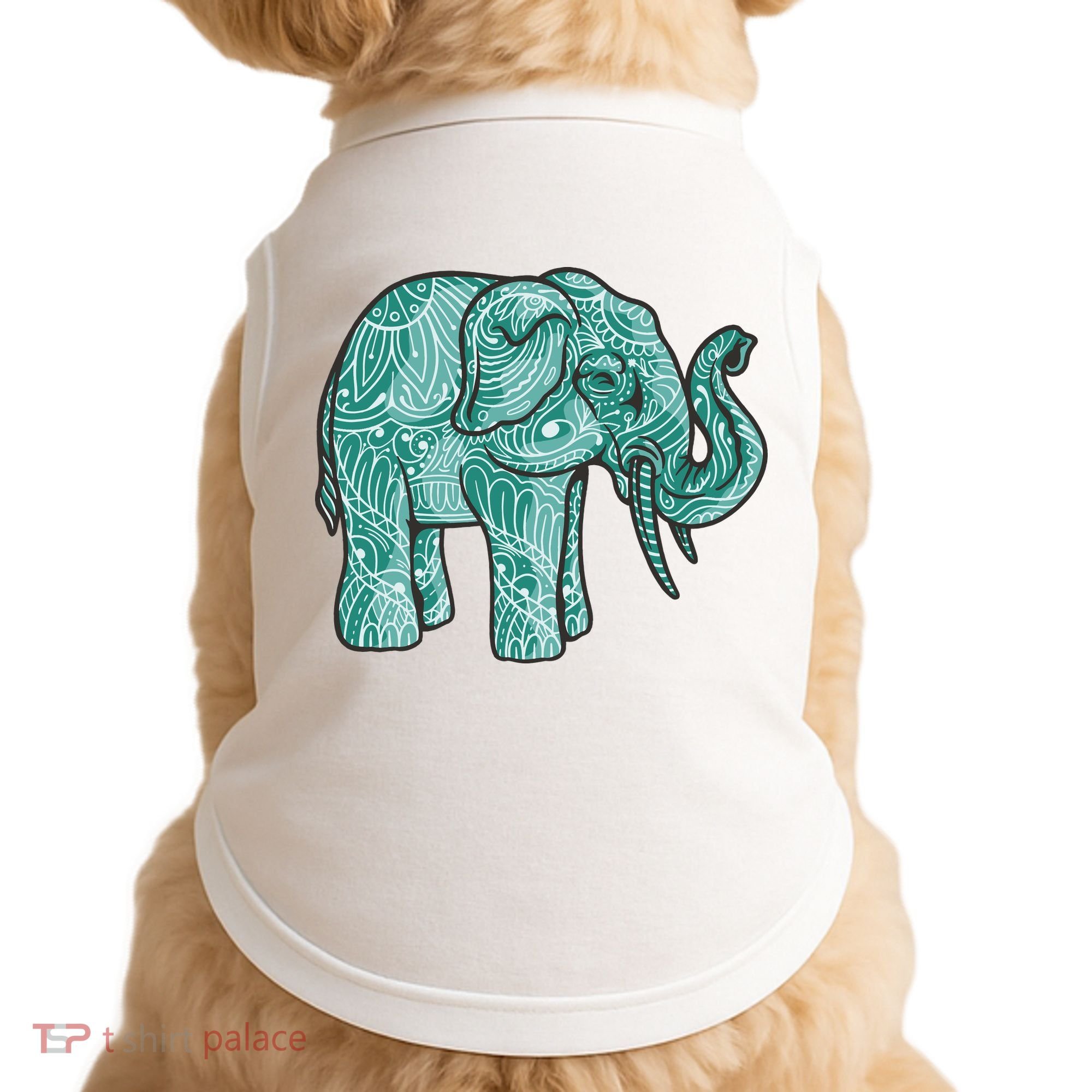 Elephant Mandala Cute Gift Doggie Tank