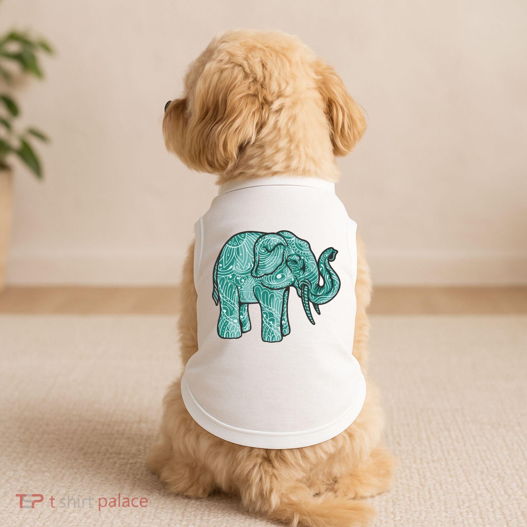 Elephant Mandala Cute Gift Doggie Tank