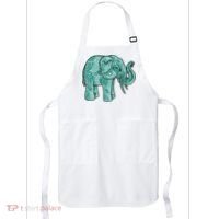 Elephant Mandala Cute Gift Apron thumb 0