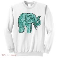 Elephant Mandala Cute Gift Sweatshirt thumb 0