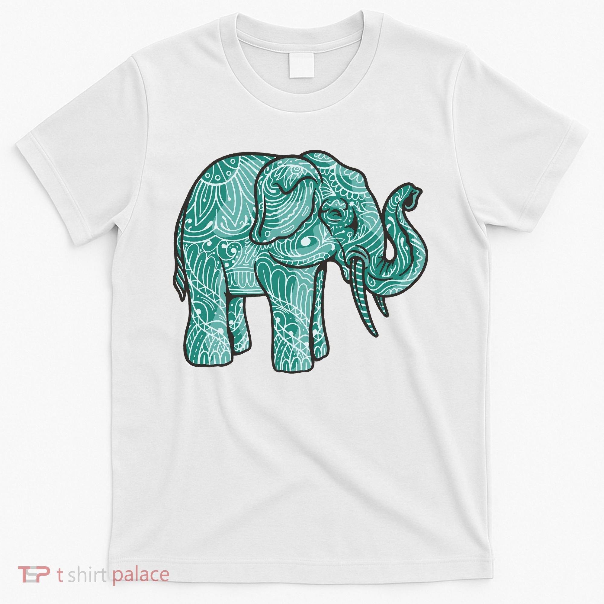 Elephant Mandala Cute Gift T-Shirt