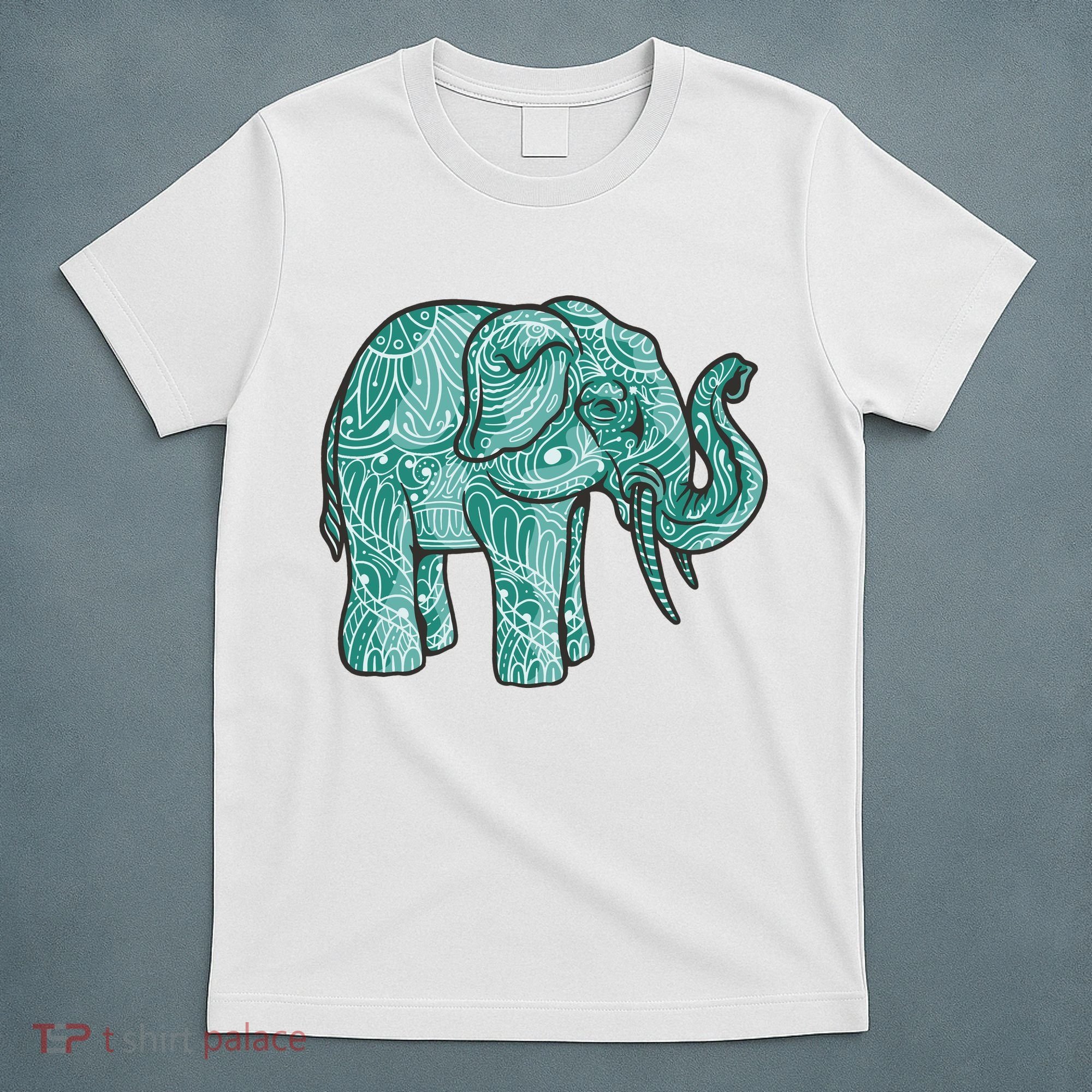 Elephant Mandala Cute Gift T-Shirt