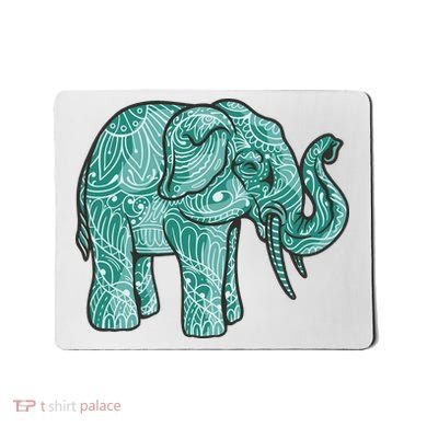 Elephant Mandala Cute Gift Mousepad