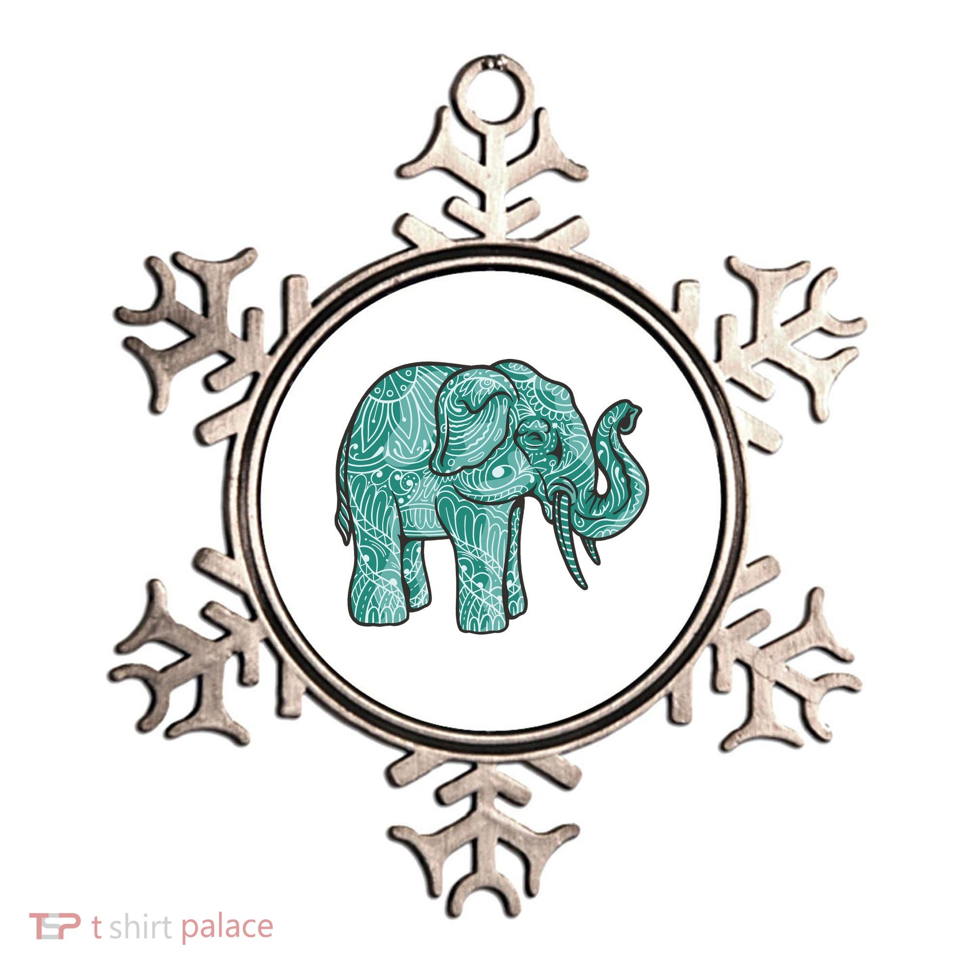 Elephant Mandala Cute Gift Ornament