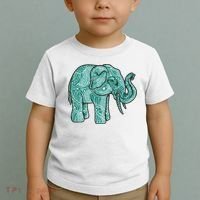 Elephant Mandala Cute Gift Toddler T-Shirt thumb 2