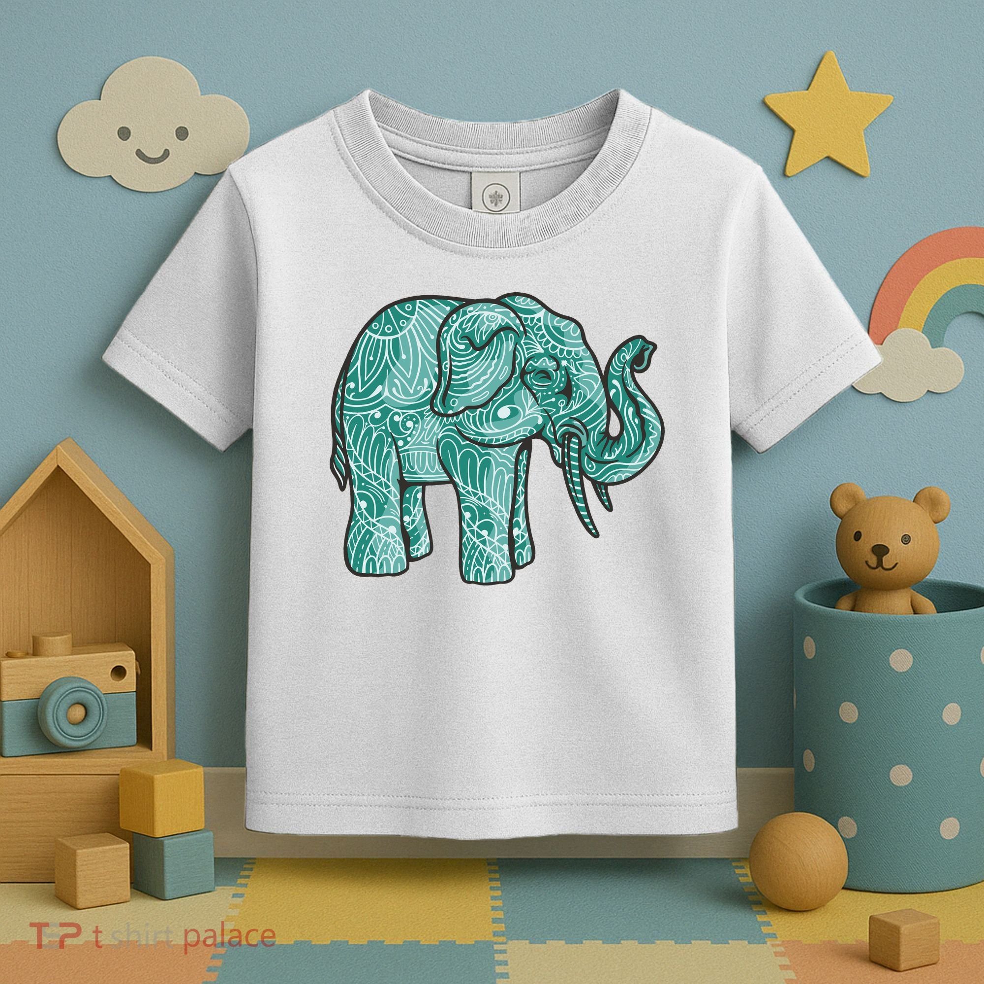 Elephant Mandala Cute Gift Toddler T-Shirt
