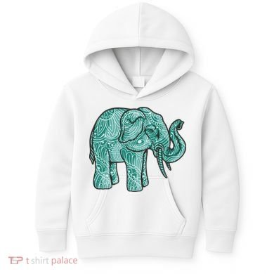 Elephant Mandala Cute Gift Kids Hoodie