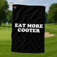 Eat More Cooter Golf Towel thumb 1