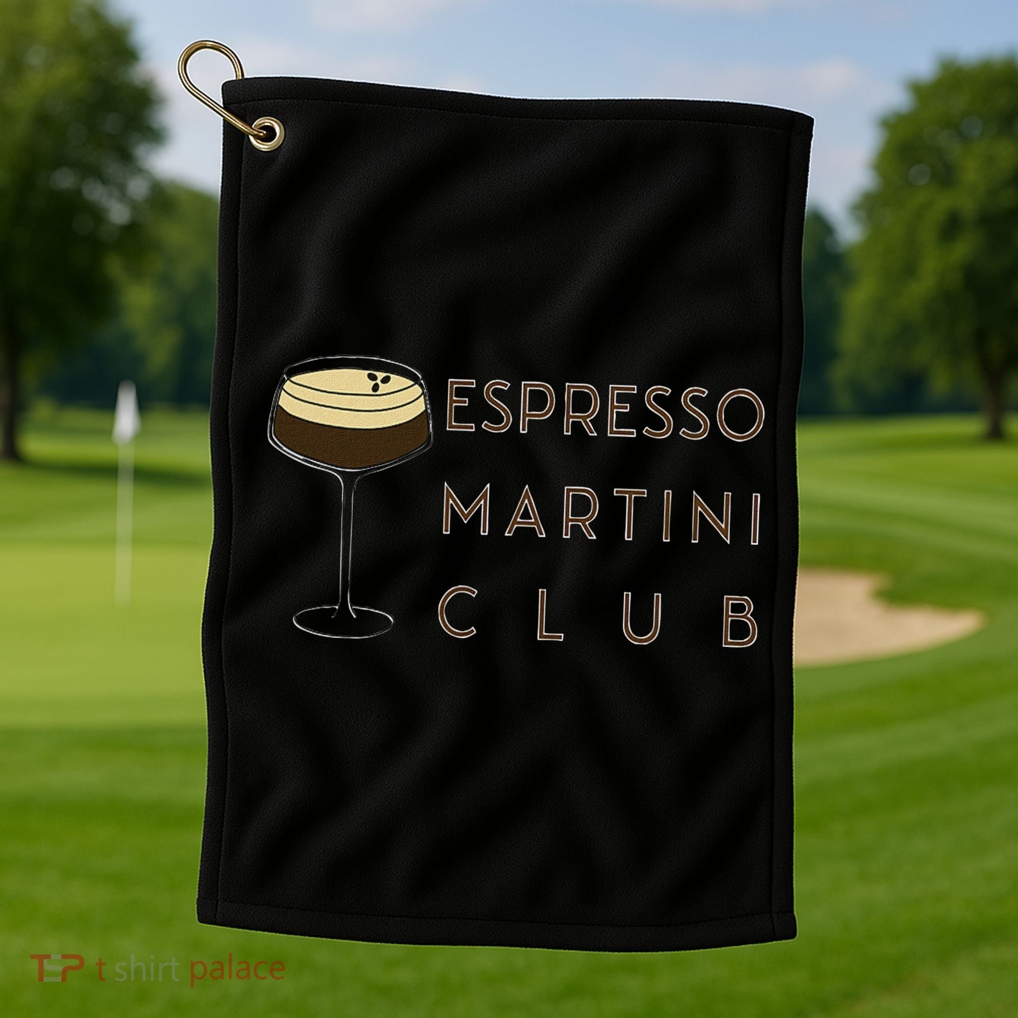 Espresso Martini Club Golf Towel