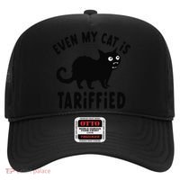 Even My Cat Is Terrified Funny Creepy Cat Face Scary Kitten Hat thumb 0