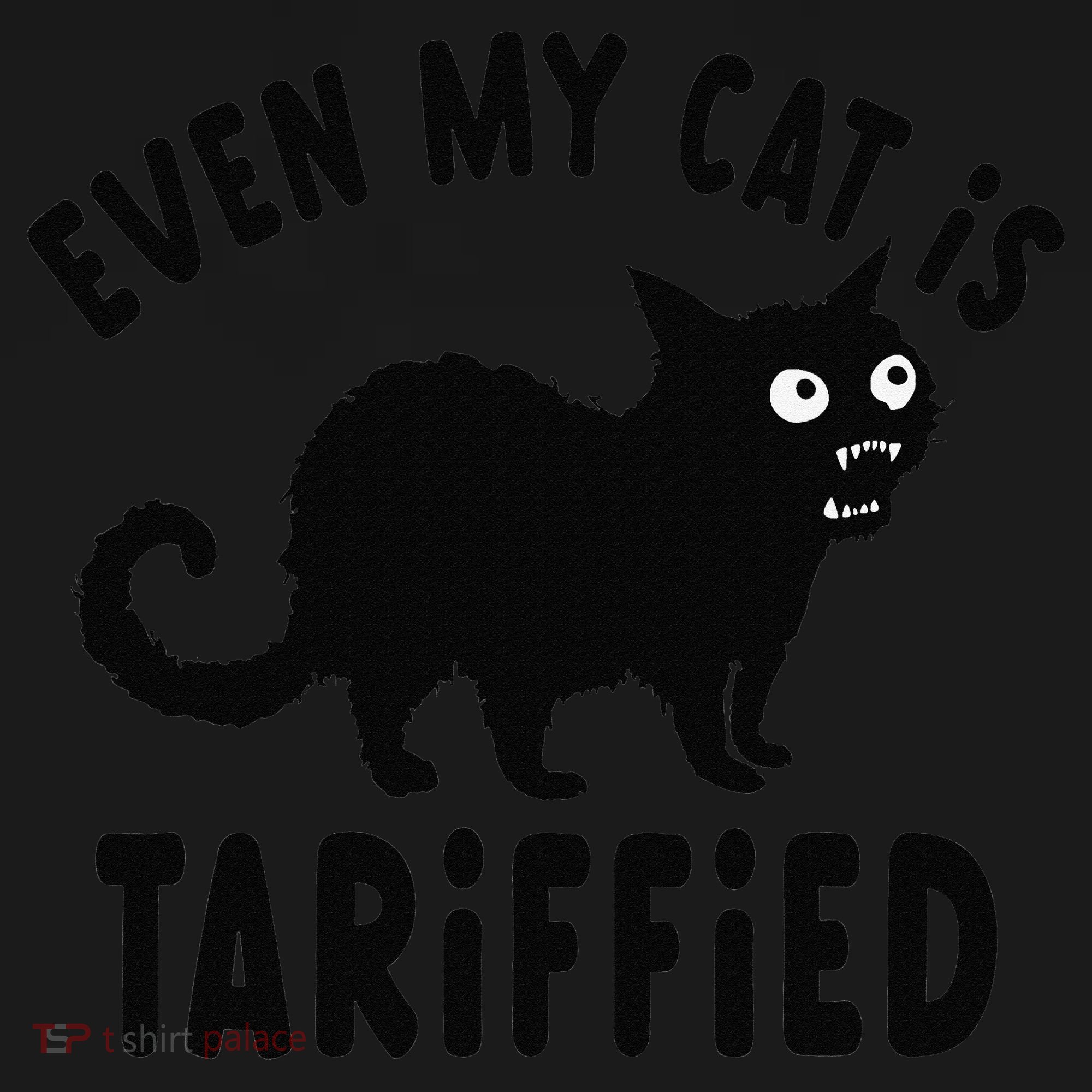 Even My Cat Is Terrified Funny Creepy Cat Face Scary Kitten Visor