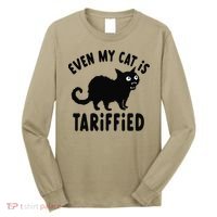 Even My Cat Is Terrified Funny Creepy Cat Face Scary Kitten Long Sleeve Shirt thumb 0