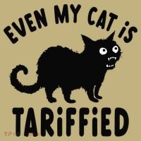 Even My Cat Is Terrified Funny Creepy Cat Face Scary Kitten T-Shirt thumb 7