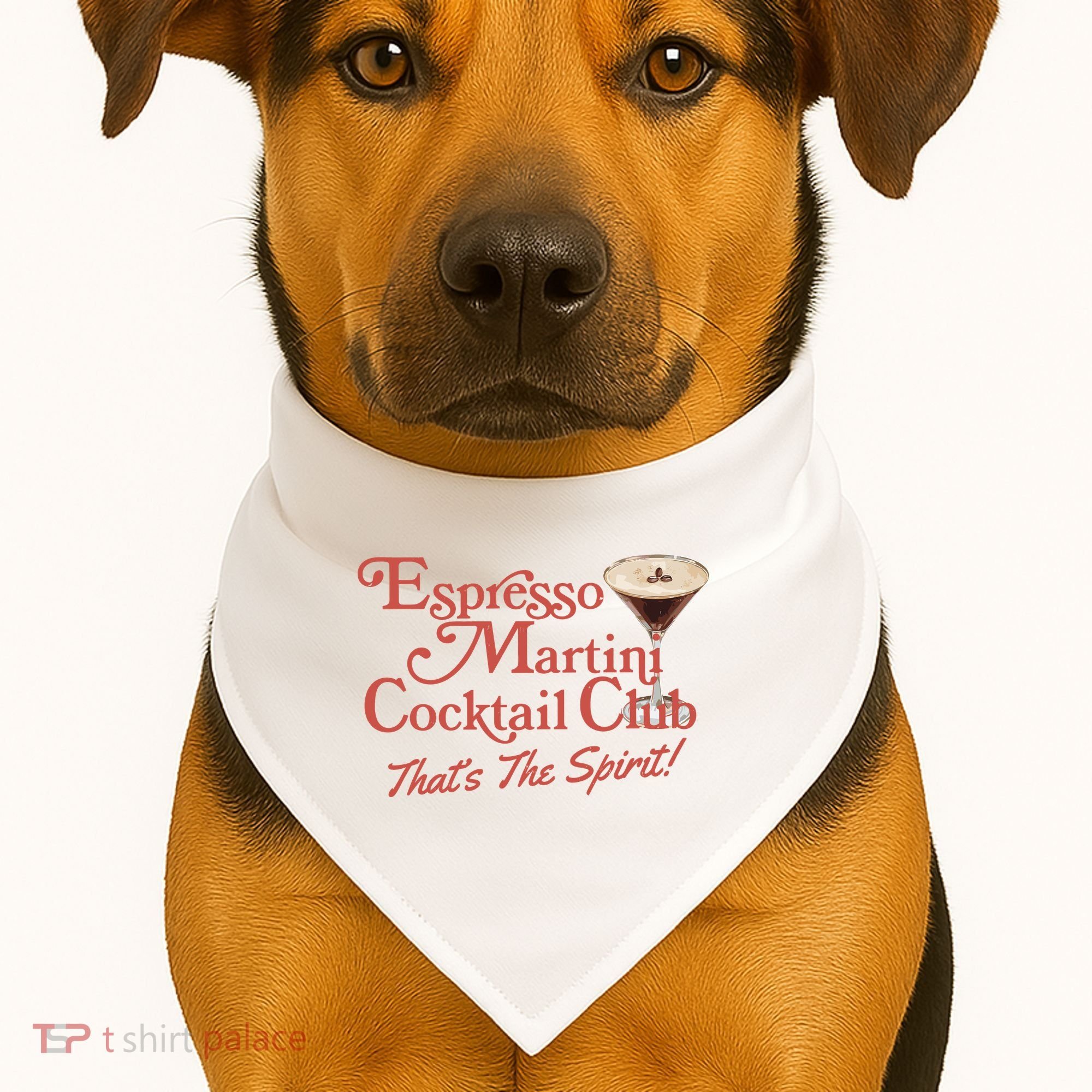 Espresso Martini Cocktail Club USA-Made Doggie Bandana