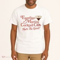 Espresso Martini Cocktail Club Tall T-Shirt thumb 2