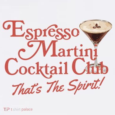 Espresso Martini Cocktail Club Tall T-Shirt
