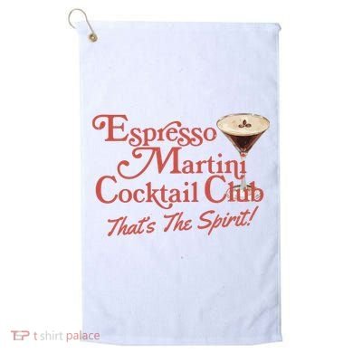 Espresso Martini Cocktail Club Golf Towel