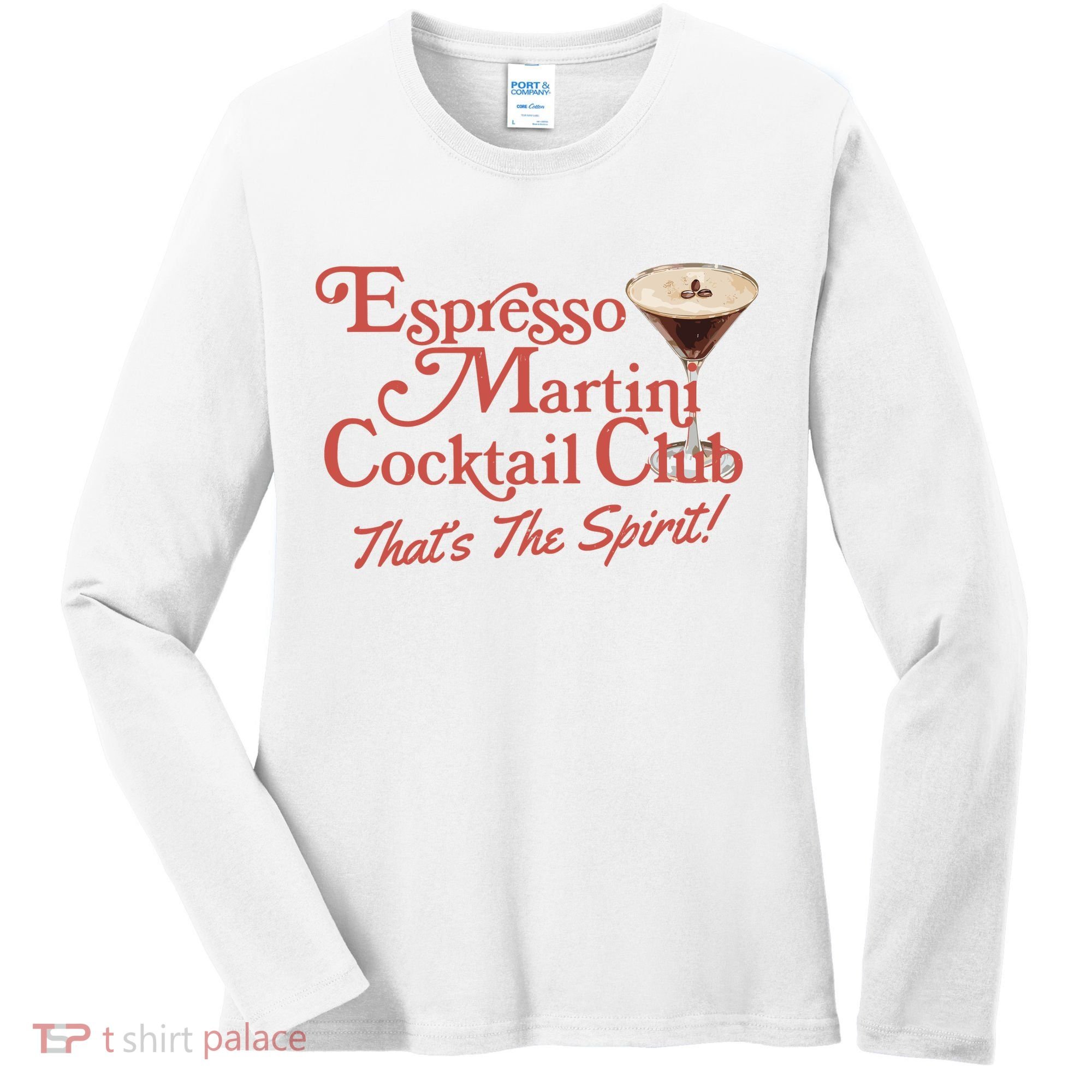 Espresso Martini Cocktail Club Women's Long Sleeve Shirt