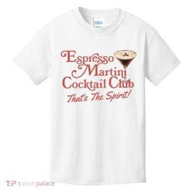 Espresso Martini Cocktail Club Kids T-Shirt