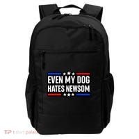 Even My Dog Hates Gavin Newsom Backpack thumb 0