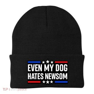 Even My Dog Hates Gavin Newsom Beanie