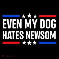 Even My Dog Hates Gavin Newsom Women's Hoodie thumb 2
