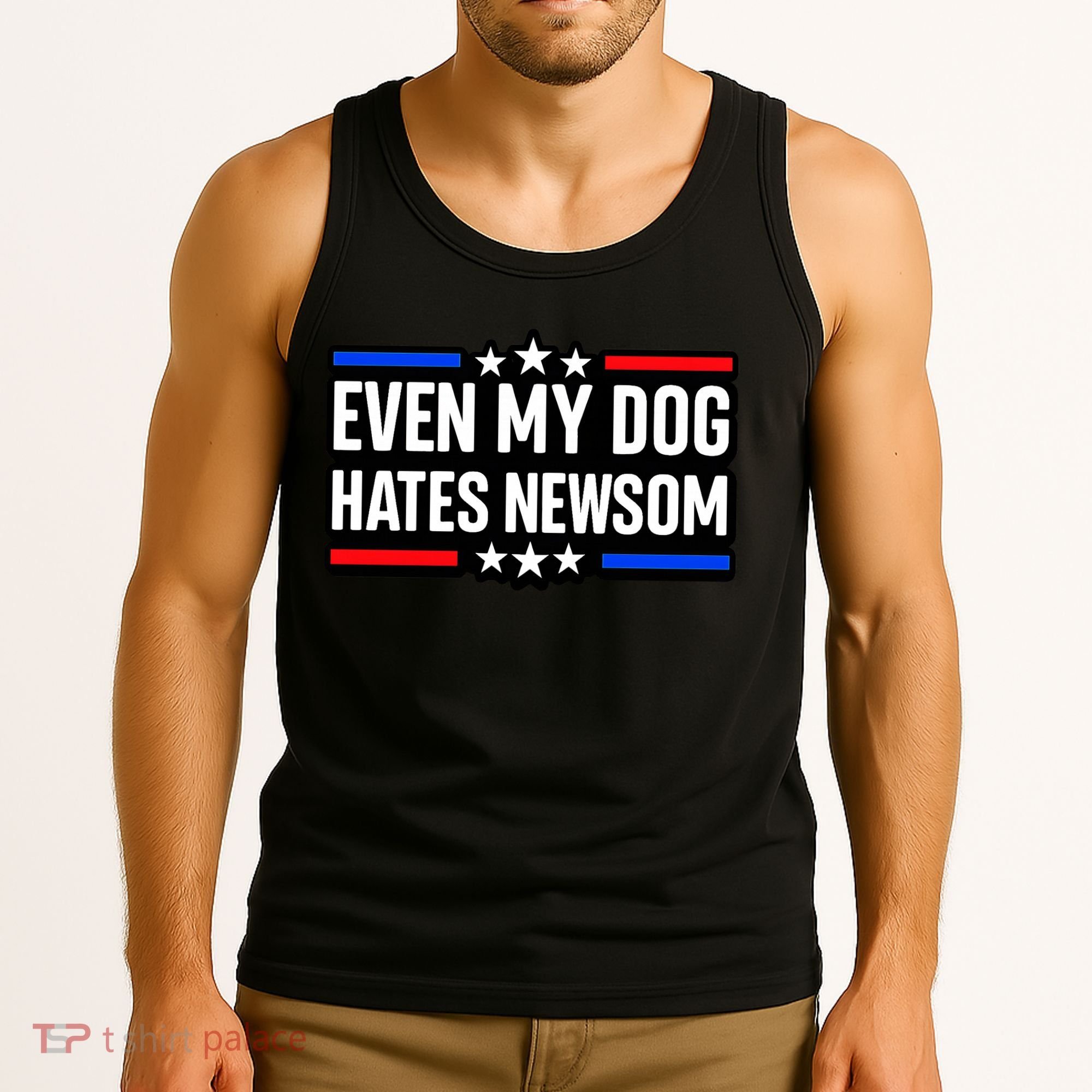 Even My Dog Hates Gavin Newsom Tank Top