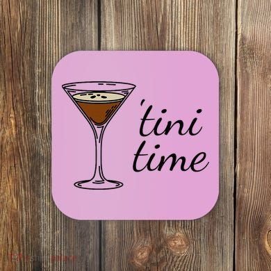 Espresso Martini Drinking Coffee Lovers Cocktail Bartender Coaster