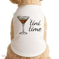 Espresso Martini Drinking Coffee Lovers Cocktail Bartender Doggie Tank thumb 0
